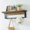Alaterre Furniture Claremont 40"L Rustic Wood Coat Hook with Shelf ANCM2474 - alternate 3